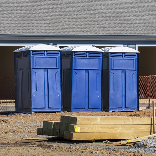 how can i report damages or issues with the portable restrooms during my rental period in Webb Alabama